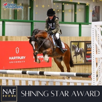 Charlie Hancox from Worcestershire is February’s NAF Shining Star Charlie Hancox from Worcestershire is February’s NAF Shining Star